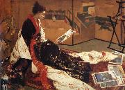 James Abbot McNeill Whistler Caprice in Purple and Gold china oil painting reproduction